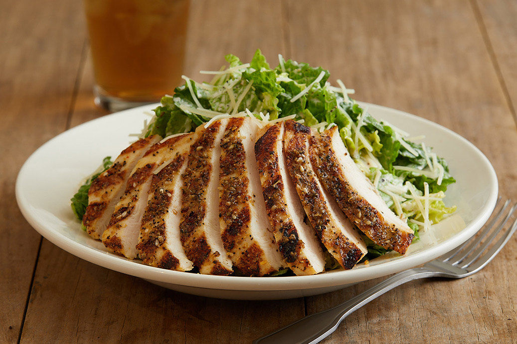 GlutenSensitive Chicken Caesar Salad