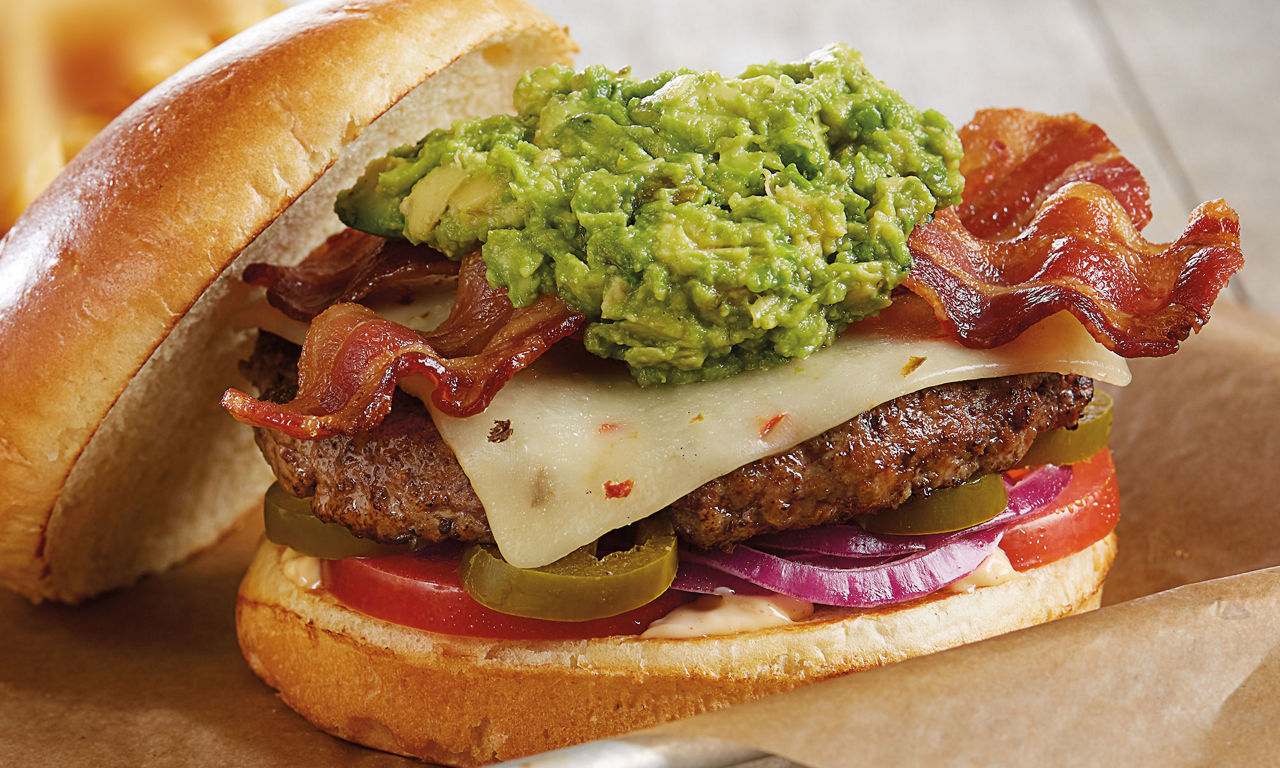 GlutenSensitive BaconGuacamole Deluxe Burger Special*