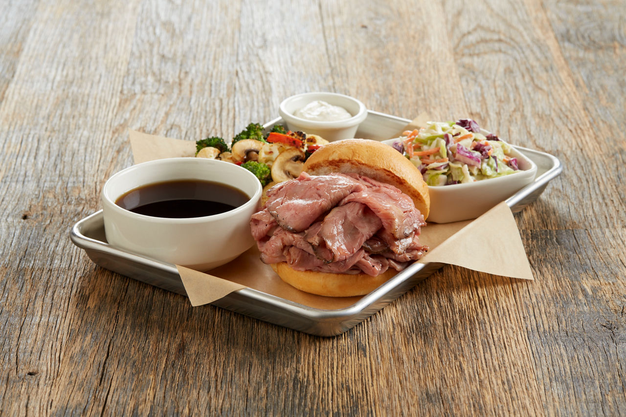 GlutenSensitive Classic Prime Rib Dip*