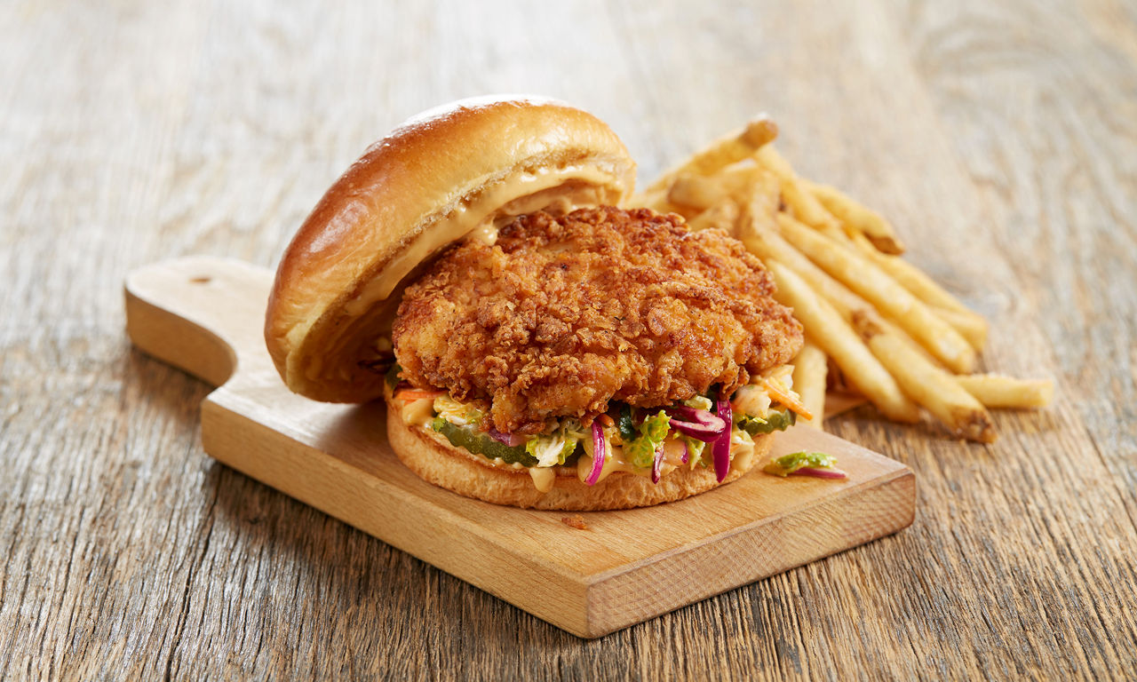 BJs Kickin Chicken Sandwich | BJs Restaurants & Brewhouse