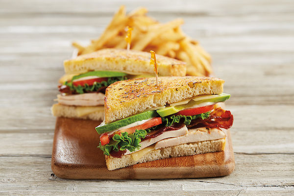 California Chicken Club Sandwich TEST